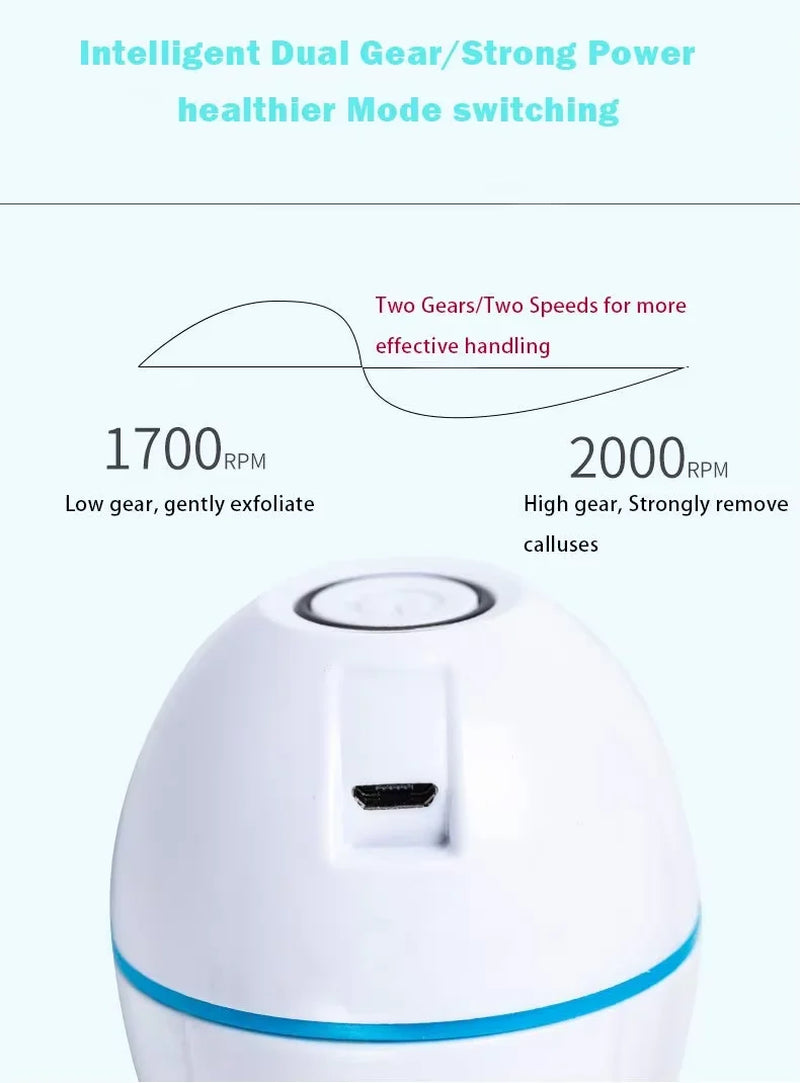 Rechargeable electric callus remover — product photo 4