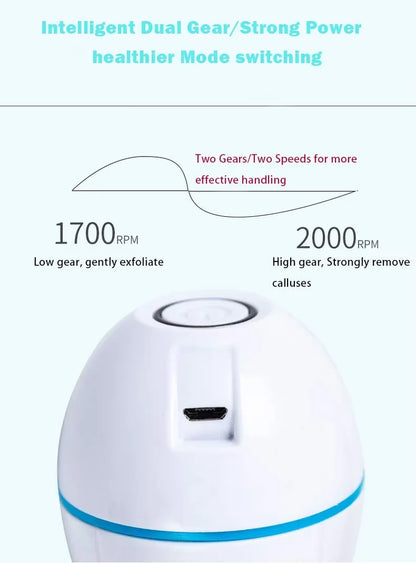 Rechargeable electric callus remover — product photo 4